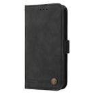 For Sony Xperia 5 V Skin Feel Life Tree Metal Button Leather Phone Case(Black) - 2