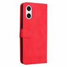 For Sony Xperia 10 VI Skin Feel Life Tree Metal Button Leather Phone Case(Red) - 3