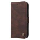 For Sony Xperia 10 VI Skin Feel Life Tree Metal Button Leather Phone Case(Brown) - 2