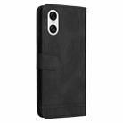For Sony Xperia 10 VI Skin Feel Life Tree Metal Button Leather Phone Case(Black) - 3