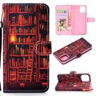 For iPhone 12 mini Colored Drawing Stitching Horizontal Flip Leather Case with Holder & Card Slots & Wallet(Bookshelf) - 1