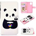 For iPhone 12 / 12 Pro Colored Drawing Stitching Horizontal Flip Leather Case with Holder & Card Slots & Wallet(Polar Bear) - 1