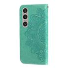 For Sony Xperia 1 VI 7-petal Flowers Embossing Leather Phone Case(Green) - 3