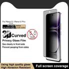 For OPPO Reno12 Pro Global imak 3D Curved Privacy Full Screen Tempered Glass Film - 3