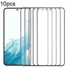 For Samsung Galaxy S22 SM-S901B 10pcs Front Screen Outer Glass Lens with OCA Optically Clear Adhesive - 1