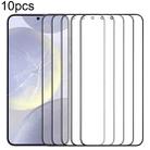 For Samsung Galaxy S24+ SM-S926B 10pcs Front Screen Outer Glass Lens with OCA Optically Clear Adhesive - 1