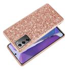 For Samsung Galaxy Note 20 Glitter Powder Shockproof TPU Protective Case(Black) - 3