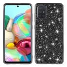 For Samsung Galaxy A41 Glitter Powder Shockproof TPU Protective Case(Black) - 1