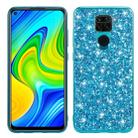 For Xiaomi Redmi Note 9 / 10X 4G Glitter Powder Shockproof TPU Protective Case(Blue) - 1