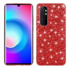 For Xiaomi Note 10 Lite Glitter Powder Shockproof TPU Protective Case(Red) - 1