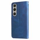 For Sony Xperia 1 VI Fashion Calf Texture Zipper Leather Phone Case(Blue) - 3