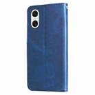 For Sony Xperia 10 VI Fashion Calf Texture Zipper Leather Phone Case(Blue) - 3