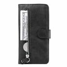 For Sony Xperia 10 VI Fashion Calf Texture Zipper Leather Phone Case(Black) - 2