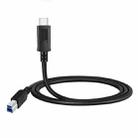 USB-C / Type-C3.1 to USB3.0 Male Square Port Printer Extension Data Cable, Length:1m(Black) - 2