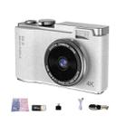 LK003 2.4 inch Dual-lens 4K HD CCD Camera Retro Kids Camera(White) - 1