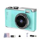 LK003 2.4 inch Dual-lens 4K HD CCD Camera Retro Kids Camera(Green) - 1