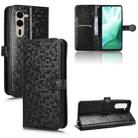 For Fujitsu Arrows F-51E We2 Plus Honeycomb Dot Texture Leather Phone Case(Black) - 1