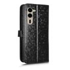 For Fujitsu Arrows F-51E We2 Plus Honeycomb Dot Texture Leather Phone Case(Black) - 3