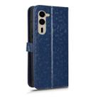 For Fujitsu Arrows F-51E We2 Plus Honeycomb Dot Texture Leather Phone Case(Blue) - 3