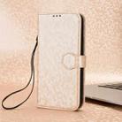 For Fujitsu Arrows F-51E We2 Honeycomb Dot Texture Leather Phone Case(Gold) - 2