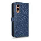 For Fujitsu Arrows F-51E We2 Honeycomb Dot Texture Leather Phone Case(Blue) - 3
