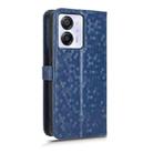 For Blackview Oscal Modern 8 / Color 8 Honeycomb Dot Texture Leather Phone Case(Blue) - 3