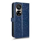 For Ulefone Note 17 Pro Honeycomb Dot Texture Leather Phone Case(Blue) - 3