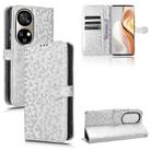 For Ulefone Note 17 Pro Honeycomb Dot Texture Leather Phone Case(Silver) - 1