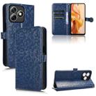 For Ulefone Note 18 Ultra Honeycomb Dot Texture Leather Phone Case(Blue) - 1