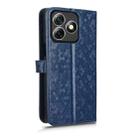 For Ulefone Note 18 Ultra Honeycomb Dot Texture Leather Phone Case(Blue) - 3