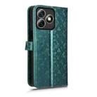 For Ulefone Note 18 Ultra Honeycomb Dot Texture Leather Phone Case(Green) - 3