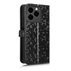 For Ulefone Note 20 Pro Honeycomb Dot Texture Leather Phone Case(Black) - 3