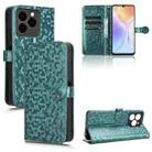 For Ulefone Note 20 Pro Honeycomb Dot Texture Leather Phone Case(Green) - 1