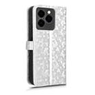 For Ulefone Note 20 Pro Honeycomb Dot Texture Leather Phone Case(Silver) - 3