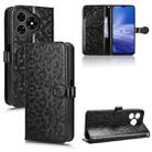 For Ulefone Note 19 Honeycomb Dot Texture Leather Phone Case(Black) - 1