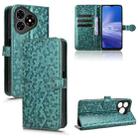 For Ulefone Note 19 Honeycomb Dot Texture Leather Phone Case(Green) - 1