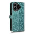 For Ulefone Note 19 Honeycomb Dot Texture Leather Phone Case(Green) - 3