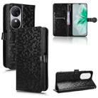 For Oukitel C38 Honeycomb Dot Texture Leather Phone Case(Black) - 1