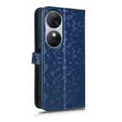 For Oukitel C38 Honeycomb Dot Texture Leather Phone Case(Blue) - 3