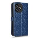 For Oukitel C51 Honeycomb Dot Texture Leather Phone Case(Blue) - 3