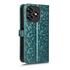 For Oukitel C51 Honeycomb Dot Texture Leather Phone Case(Green) - 3