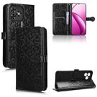 For Oukitel C53 Honeycomb Dot Texture Leather Phone Case(Black) - 1