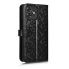 For Oukitel C53 Honeycomb Dot Texture Leather Phone Case(Black) - 3