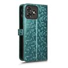 For Oukitel C53 Honeycomb Dot Texture Leather Phone Case(Green) - 3