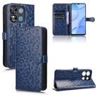For Oukitel C57S Honeycomb Dot Texture Leather Phone Case(Blue) - 1