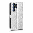 For Oukitel C1 / C1 Pro Honeycomb Dot Texture Leather Phone Case(Silver) - 3