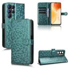 For Oukitel C61 / C61 Pro Honeycomb Dot Texture Leather Phone Case(Green) - 1