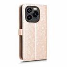 For Oukitel C65 / C65 Pro Honeycomb Dot Texture Leather Phone Case(Gold) - 3