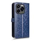 For Oukitel C65 / C65 Pro Honeycomb Dot Texture Leather Phone Case(Blue) - 3