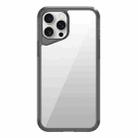 For iPhone 15 Pro Max Ice Transparent Series TPU + PC + Acrylic Hybrid Phone Case(Grey) - 1